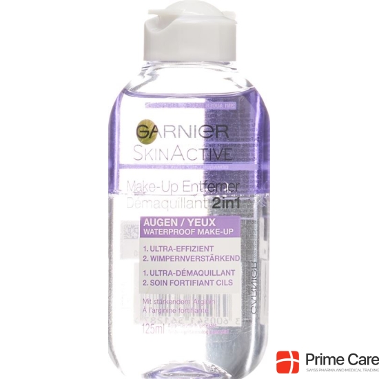 Garnier Skin Naturals Makeup remover Eyes 2in1 125 ml