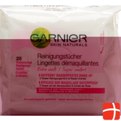 Garnier Skin Naturals cleaning cloths for normal to dry skin 25 pcs