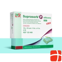 Suprasorb P silicone border 15x15cm 5 pcs