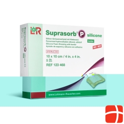 Suprasorb P silicone border 15x15cm 5 pcs