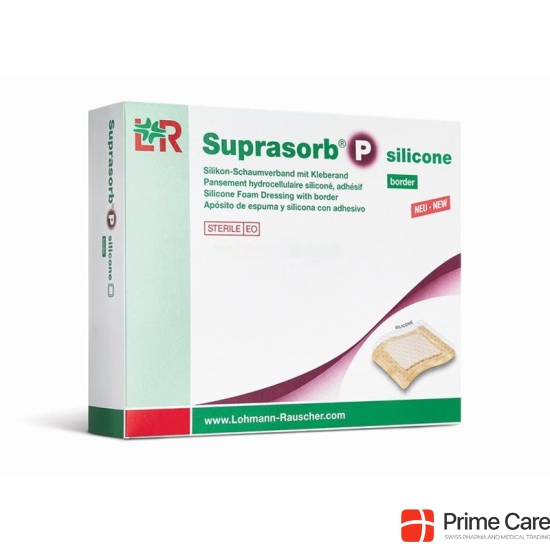 Suprasorb P silicone border 15x20cm 5 pcs