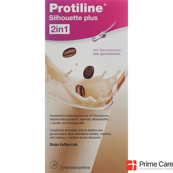 Protiline Silhouette Plus Plv Coffee 10 x 26 g