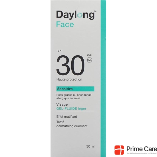 Daylong Sensitive Face gel fluid SPF30 30 ml