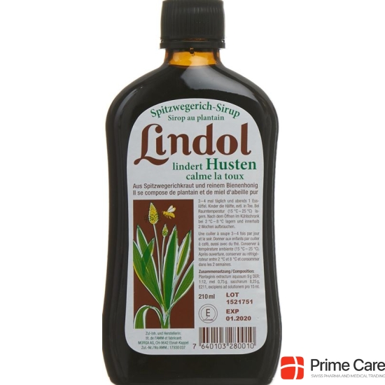 Lindol Plantain syrup Fl 210 ml