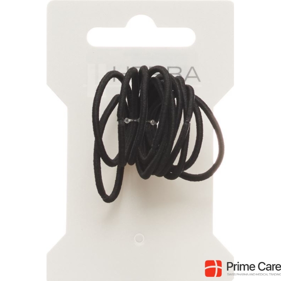 Herba hair tie 3cm black 12 pcs