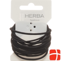 Herba hair tie 4.2cm black 16 pcs