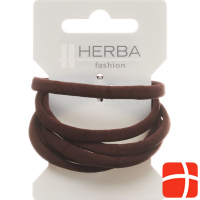 Herba hair tie 5.6cm brown 6 pcs