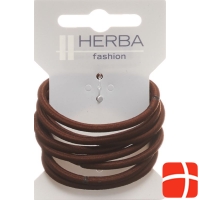 Herba hair tie 5cm brown 8 pcs