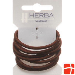 Herba hair tie 5cm brown 8 pcs