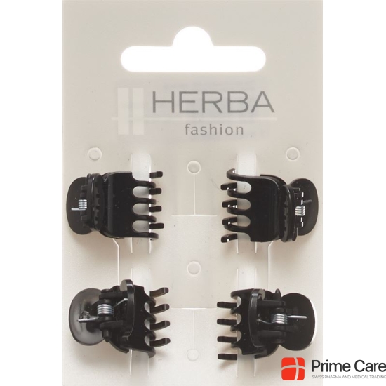 Herba Pinzettina 1.6cm black 4 pcs