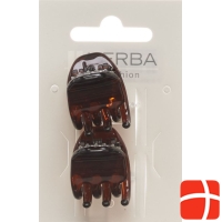 Herba clip 2.2cm brown 2 pcs