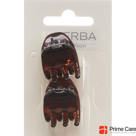 Herba clip 2.2cm brown 2 pcs