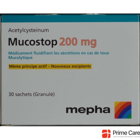 Mucostop granules 200 mg 30 sachets