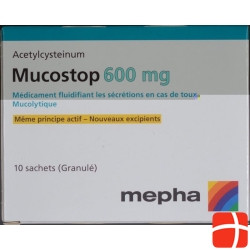 Mucostop granules 600 mg 10 sachets