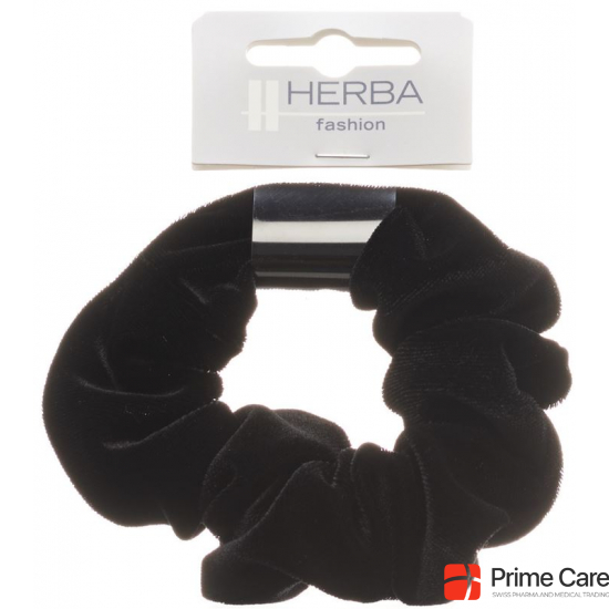 Herba Scunci 11cm black velvet