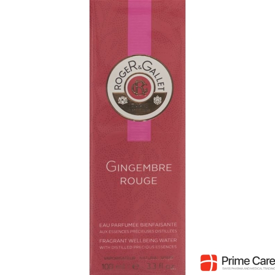 Roger Gallet gingembre rouge eau fraîche 100 ml buy online