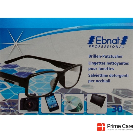 Ebnat eyeglass cleaning wipes 30 pcs