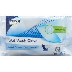 TENA Wet Wash Glove perfumed 8 pcs