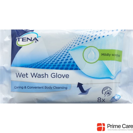 TENA Wet Wash Glove perfumed 8 pcs