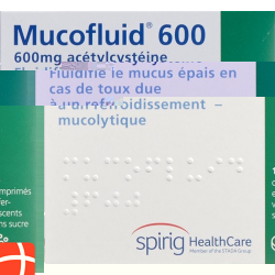 Mucofluid Brausetable 600 mg Ds 14 pcs