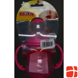 Nuby Weithalsflasche Starter Cup with handles. beak sucker