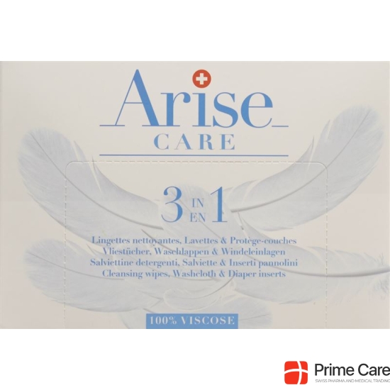 Arise Swiss Baby Care 2in1 wipes & napkin 50 pcs