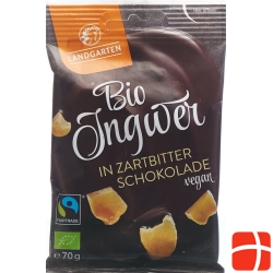 Country Garden ginger in dark chocolate Bio Fairtrade 70 g