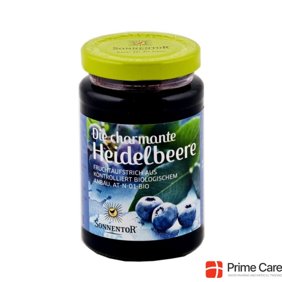 Sonnentor fruit spread the charming blueberry 250 g