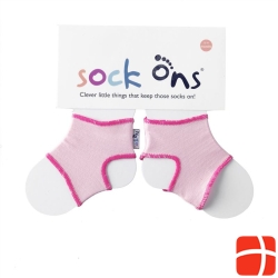 Sock ons ​​pink baby 0-6M 1 pair