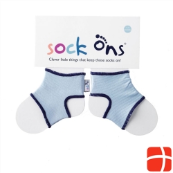 Sock ons ​​blue baby 0-6M 1 pair