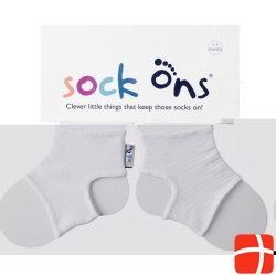 Sock ons ​​white baby 0-6M 1 pair