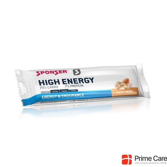 Sponser High Energy Bar Salty + Nuts 45 g