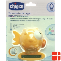 Chicco Bath Thermometer Globe Fish Orange 0m +