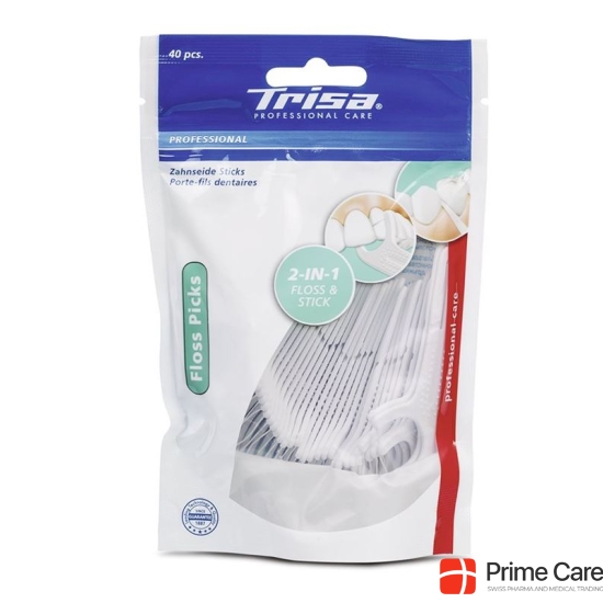 Trisa Floss Picks Professional 40 pcs