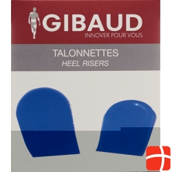 GIBAUD heel inserts 34-38 Gr1 silicone blue 1 Couple