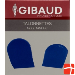 GIBAUD heel inserts 39-42 Gr2 silicone blue 1 Couple