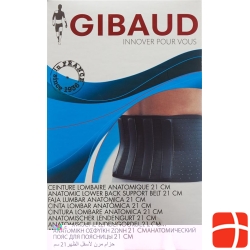 GIBAUD lumbar support belt anatomically 21cm Gr2 90-101cm