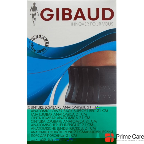 GIBAUD Anatomical lumbar anatomically 21cm Gr4 115-128cm