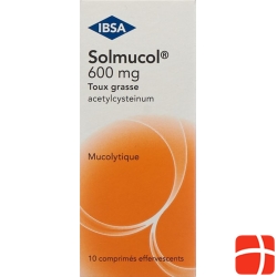 Solmucol Cold Cough 600 mg 10 effervescent tablets