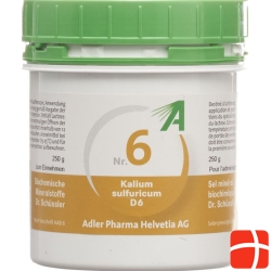 Adler Schüssler Nr6 Potassium sulphate 250 g tbl D6