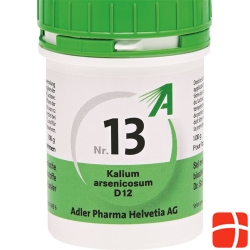 Adler Schüssler Nr13 potassium arsenicosum tbl D 12 100 g