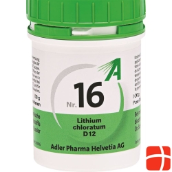 Adler Schüssler Nr16 lithium chloratum tbl D 12 100 g