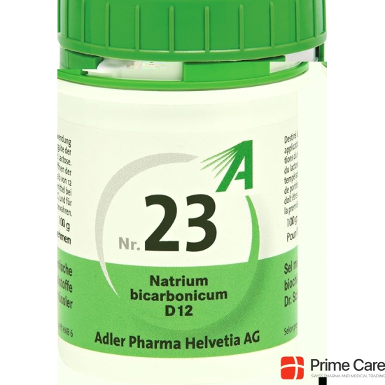 Adler Schüssler NR23 sodium bicarbonate tbl D 12 100 g