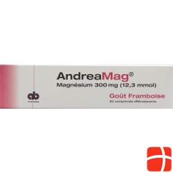 Andreamag Brausetabl 300 mg with raspberry flavor 20 pcs