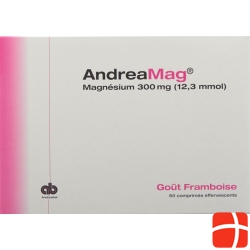 Andreamag Brausetabl 300 mg with raspberry flavor 60 pcs