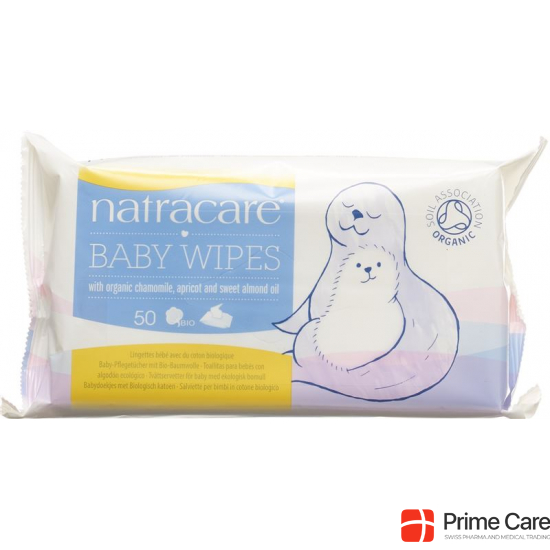 Natracare Baby Wipes 50 pieces