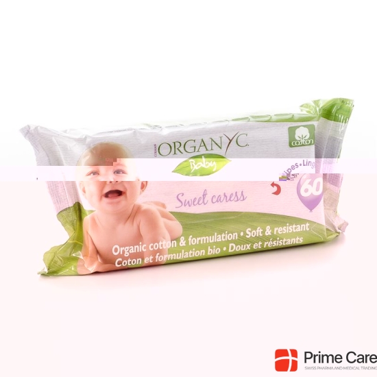 Organyc Baby Wipes 60 pcs