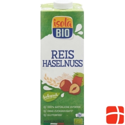 Isola Bio hazelnut rice milk Tetra 1 lt