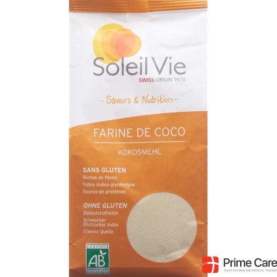 Soleil Vie Organic Coconut Flour without gluten 400g