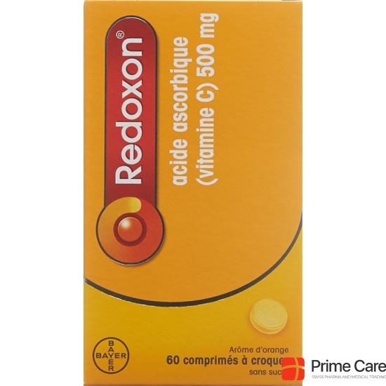 Redoxon Kautabl 500 mg orange flavor sugarless 60 pcs